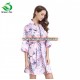 High quality  sexy kimono women satin floral wedding robe